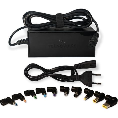Chargeur Universel 95W pour Ordinateur Portable, 10 Connecteurs Compatibles Acer ASUS Sony LG Lenovo IBM Fujitsu Samsung, Alimentation 15V à 24V, Noir, 95W (1/5)