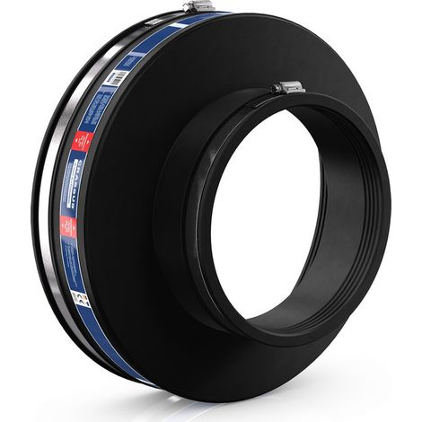 CR Adapterkupplung CAC 3859, bis 0,6 bar (360-385mm auf 265-290mm), EPDM / V2A (1/2)