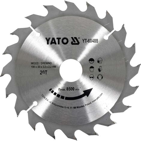 Hartmetall Sägeblatt 190x30mm 20Z (1/4)