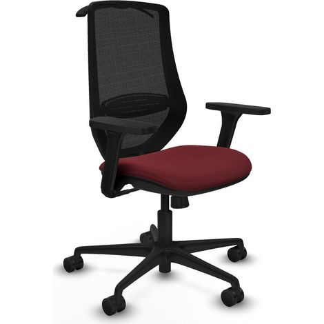Sedia da Ufficio Mardos Piqueras y Crespo D036N0H Rosso Granato (1/5)