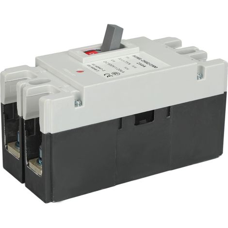 Disjoncteur 2P MCCB Protection Solaire Batterie Interrupteur Sectionneur 250A 500V (1/5)