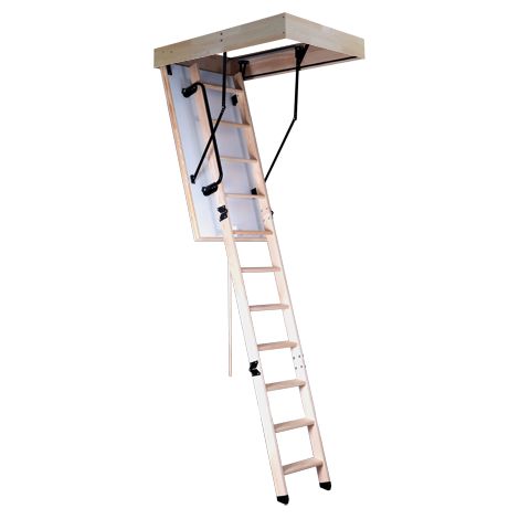 Escalier Escamotable Echelle Bois Isole 36 Mm Caisson 110 X 70 Cm