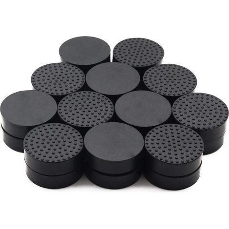 24 Pack Invisible Pot Feet with Enhanced Non-Slip Surface Grip for Flower Pots and Flower Pots, Solid Rubber Pot Risers, Pot Lifter for Planters (1/5)