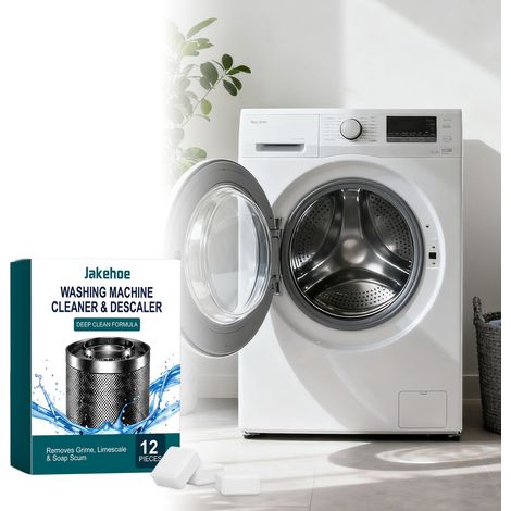 Washing machine cleaner sheets gently remove dirt and odors from the washing machine drum -- 12 pieces -- BIEMMEDUE (1/5)