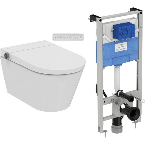 Idéal Standard - Pack WC lavant i.life E + Bati support Prosys (1/5)