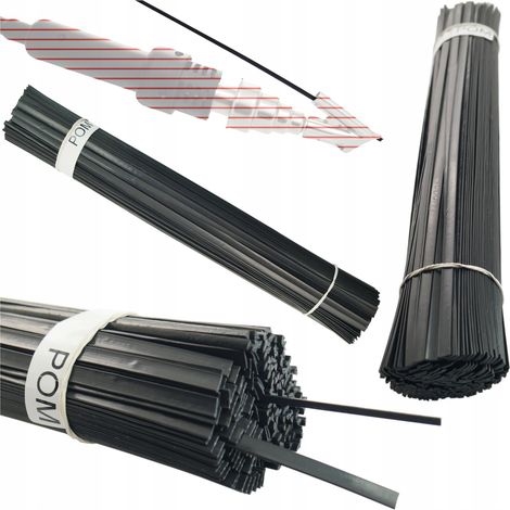 Adhesivo de soldadura de plástico POM, 1 kg, mezcla de tiras triangulares para soldadura. (1/5)