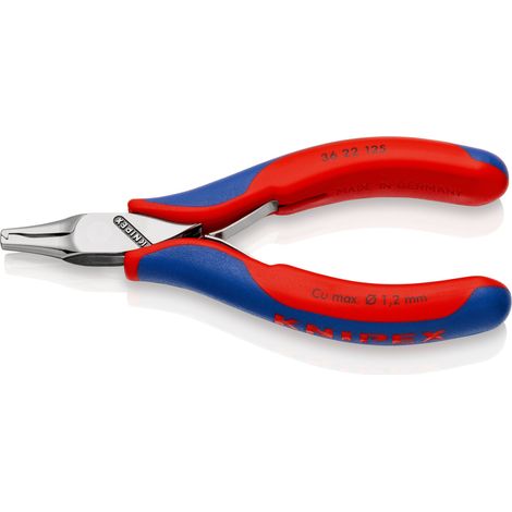 KNIPEX 36 22 125 Pince à composants pour l'électronique avec poignées multimatières 125 mm (1/3)