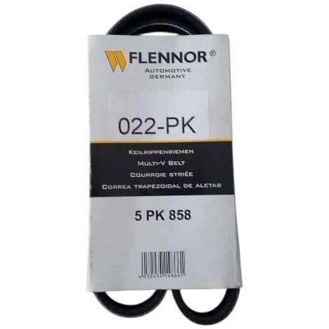 5pk858 cinghia poly-v alternatore servizi marca flennor (1/4)