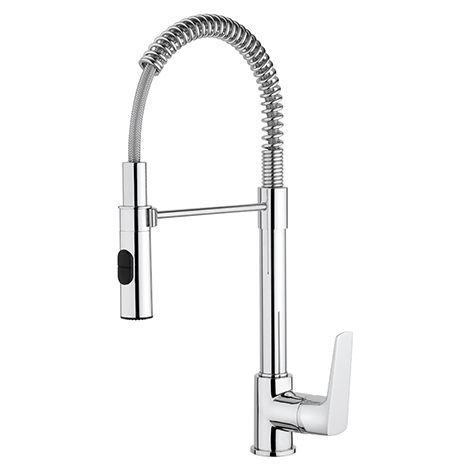 MISCELATORE MONOCOMANDO LAVELLO CON DOCCIA ESTRAIBILE Misura: Cromo (1/2)