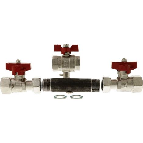 Kit de montage pour compteur de chaleur 3/4" x 110 mm