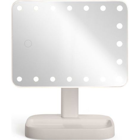Beleuchteter Schminkspiegel - LIVOO - DOS206 - LED - 3 Lichtmodi - Verstellbare Rotation (1/5)