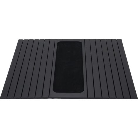 Table Plateau Accoudoir Canapé Antidérapant Silicone – Isolation Thermique Support Tasse Téléphone Télécommande En-cas, Noir (1/5)