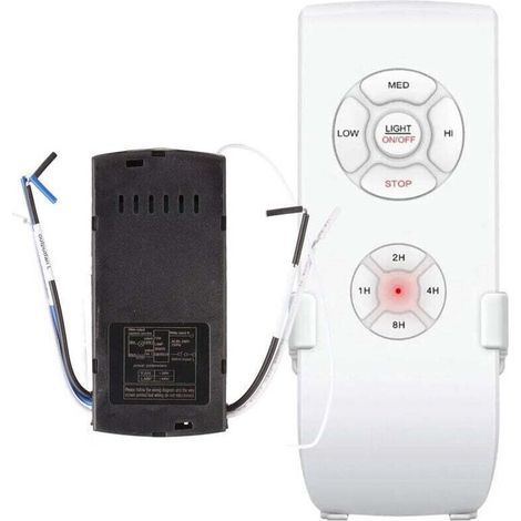 Fernbedienungsset für Deckenventilatoren, intelligente Universalfernbedienung für Deckenventilator und Beleuchtung für Hunter's Harbor Breeze (1/5)
