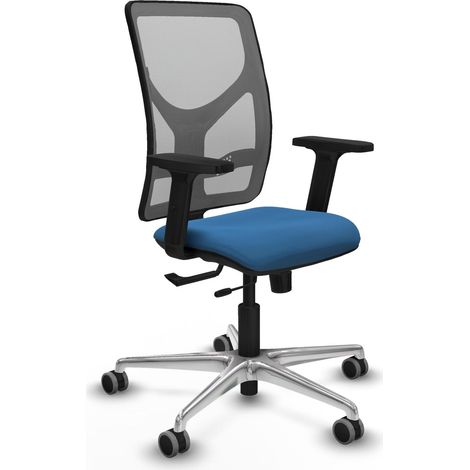 Silla ergonómica piqueras y crespo Motilla negro reposabrazos ajustables (1/2)