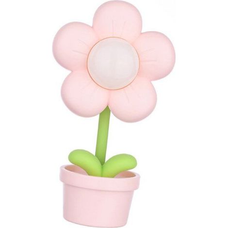 Veilleuse Pot De Fleurs - LED 3 Modes - Bureau Chambre Chevet - 150 G - ABS PP PS PVC (1/5)