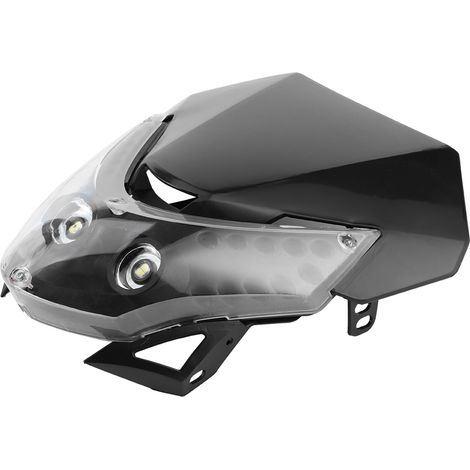 Phare LED moto 12V DC universel, lumière de carénage sport personnalisée pour dirtbike et moto (1/5)