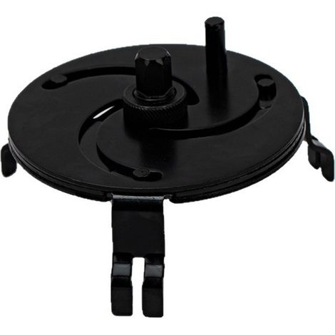 1 llave inglesa ajustable de 3 mordazas, herramienta para desmontar el tapón del depósito de combustible, 100-170 mm, para taller mecánico. (1/5)