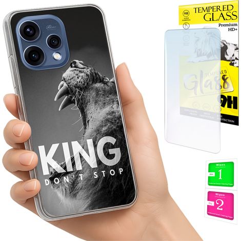 Funda para Oppo Reno 15 5G con cubierta para foto y tapa trasera + cristal 9H (1/5)