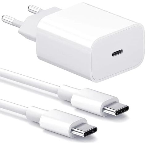 Chargeur rapide Samsung 20 W avec câble USB-C (1 unité) - Compatible avec les appareils Galaxy - Blanc - 1 unité (1/5)