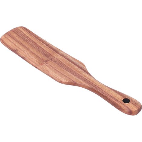 Pfannenlöffel aus Holz, Steakwender, Küchenutensil, Serviertablett 23,5 x 5 cm (1/5)
