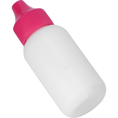 Colle pour perruques en dentelle, translucide, forte adhérence, pour postiches et extensions de cheveux, 38 ml, couvercle rose rouge (1/5)