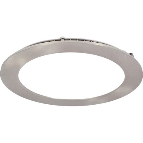 Pannello led incasso silver tondo slim 3 watt plafoniera luce bianca fredda 6500k (1/5)