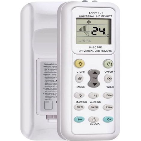 Telecommande Universelle clim,Compatible avec Toutes Les Marques de Clime,Compatible avec Aermec, Airwell, Airton,ECO,etc (1/4)