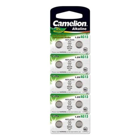 Battery Camelion Alkaline AG13 0% Mercury/Hg (10 pcs.)Camelion