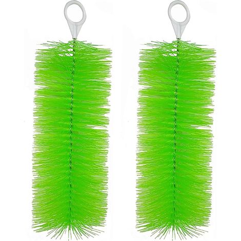 Lot de 2 brosses de nettoyage pour bassin à carpes koï - 30,5 x 12,9 cm (vert)