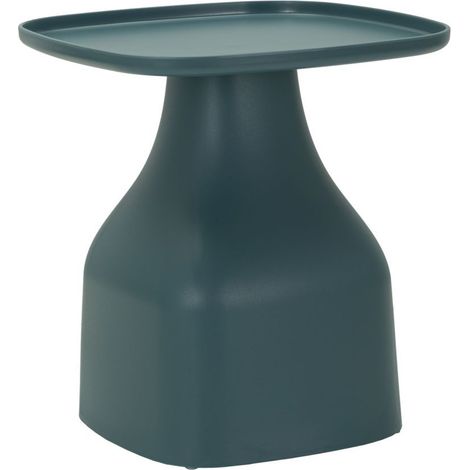 Tavolino Gea in plastica blu petrolio cm 48x48x50