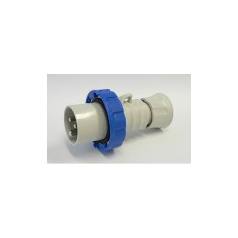 Spina Mobile Hp Ip67 2P+T 32A 230V 6H ( Gewiss Cod. Gw60037H )