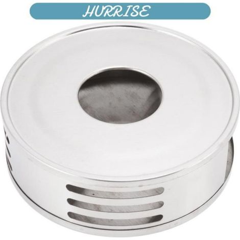 Sonew chauffe-bougie théière Chauffe-théière en acier inoxydable, conception de trou de Ventilation, art cafe Trou transversal (1/5)