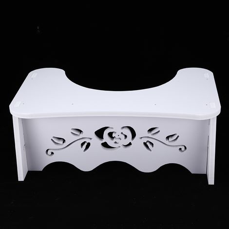 Tabouret de toilette blanc à la turque, 18 cm (7 pouces) (1/5)