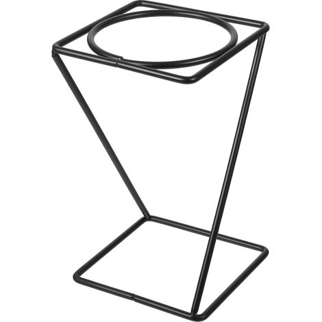 Support de Table Noir en Fer pour Plat à Pizza Élégant et Solide Design Unique, pour Présentation Buffet et Accessoires la Cuisine (1/5)