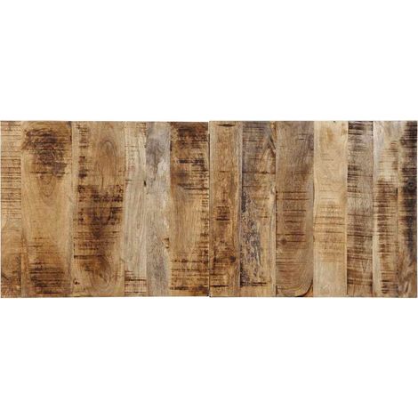Kopfteil 120 cm Massives Rohholz Mango