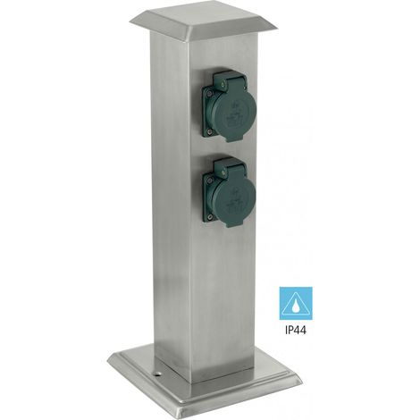 Eglo GARTEN-STECKDOSENSÄULE EDELST. (90748 PARK 4 24R406) (1/5)