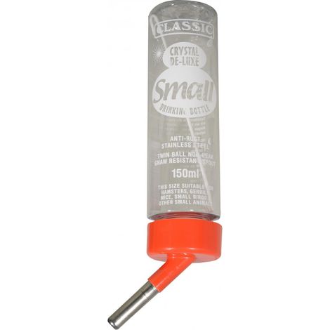 Bouteille d'eau classique 150 ml - abreuvoir anti-goutte pour rongeurs (1/3)