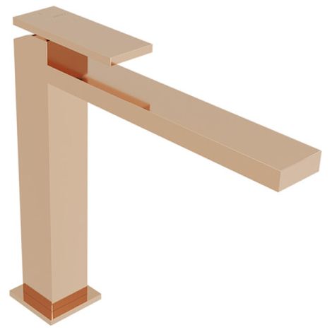 Mitigeur lavabo mi-haut Or Rose Tabula - CRISTINA ONDYNA TA22746P (1/2)