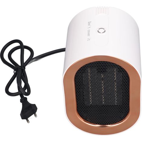 Chauffage électrique portable 1200W, économie d'énergie, protection contre surchauffe, vitesse réglable double, ventilateur chauffant, prise UE 220-240V. (1/5)