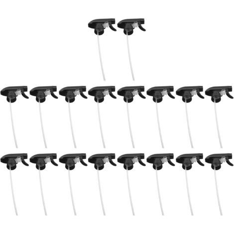 Pulvérisateurs à Pompe Manuelle en Plastique Noir Lot de 20 Légers et Polyvalents Calibre 28/410, Nettoyage Domestique L'entretien Salle Bain - (1/5)