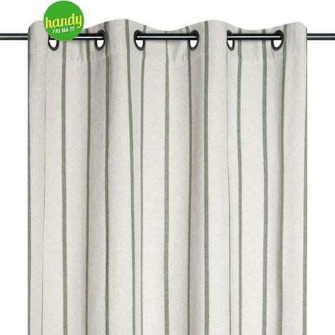 Tenda Stof Trop 135 x 265 cm Salvia (1/2)