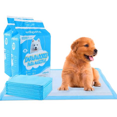 Alaise Pour Chien - Tapis Pour Chiot 45x60 cm - Anti-Fuite - 6 Couches - Absorbant Rapide - Usage Multiple - 50 Pièces