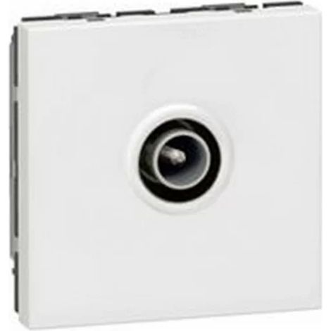 Legrand 078782 - PROG MOSAIC TV socket - Ø9.52MM MLE - 2 MOD - WHITE