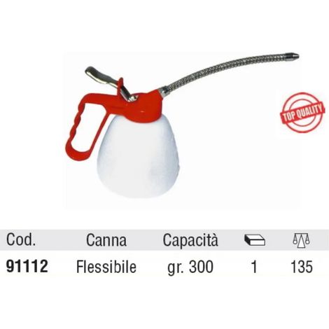 OLIATORE OMMA IN PLASTICA CANNA FLESSIBILE GR.300