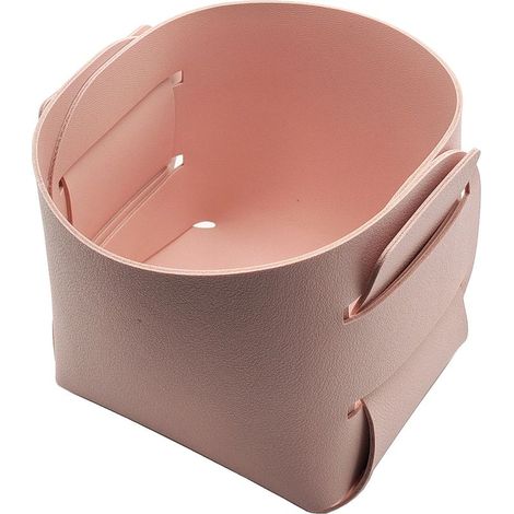 Porte-pinceaux de maquillage en liège et cuir - Rangement pour accessoires de bureau - Porte-stylo - Décoration tendance pour la maison (1/5)