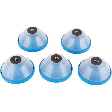 Bol de récupération de poussière pour forets en 5 pièces avec rondelles en éponge ABS antichoc et antibruit, compatible avec les scies cloches et les aspirateurs intelligents pour plafonds. (1/5)