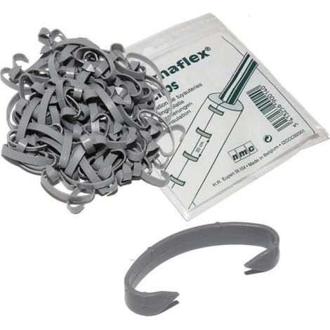 Climaflex Clips zur Verarbeitung von PE Dämmschalen 1 Beutel mit 100 Sück