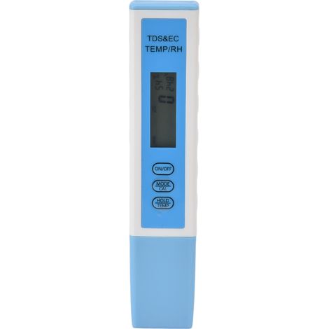Testeur de Qualité d'Eau 4 en 1 Haute Précision, Étanche IP67, pour Piscine et Aquarium, Mesure EC/TDS/Température (1/5)