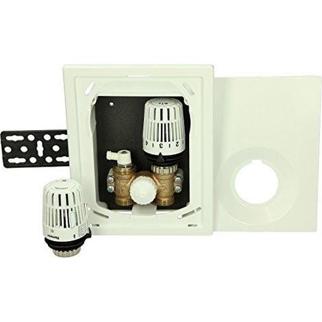 Heimeier Multibox K-RTL 9301-00.800 bianco ottone