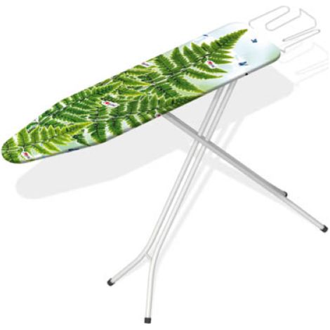 Planche A repasser en acier peint Gimi Leo 110x33 cm avec repose-fer